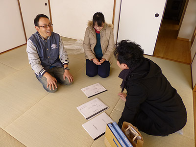 施工中の様子